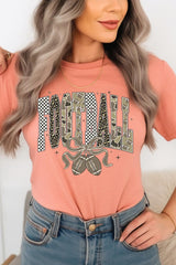 US3001-E3132 Camo Football Graphic Tee $12.5
