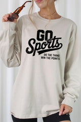 UL240-E3103 Go Sports Graphic Long Sleeve Tee $13.75