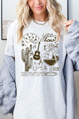 5000-E3097 Cowgirl Country Music Graphic Heavy Cotton Tee $9