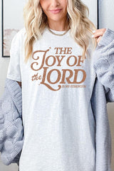 5000-E3179 Joy of the Lord Graphic Heavy Cotton Tee $9