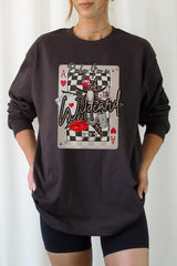 UL240P-E3099 Retro Wildcard Graphic Plus Long Sleeve Tee $17