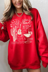 UL180P-E3097 Cowgirl Country Music Graphic Plus Sweatshirt $25
