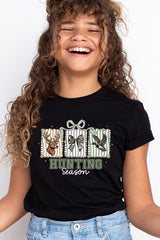 US3001Y-E3192Z Deer & Duck Hunting Season Kids Graphic Tee $11