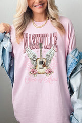 5000P-E3157 Nashville Rose Graphic Plus Heavy Cotton Tee $12.75