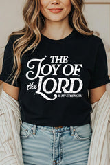 US3001-E3179 Joy of the Lord Graphic Tee $12.5