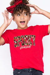 US3001Y-E3105Z Spooky Season Halloween Kids Graphic Tee $11
