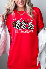 5000P-E3124 Retro Ghosts Graphic Plus Heavy Cotton Tee $12.75