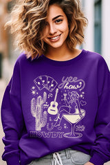 UL180-E3097 Cowgirl Country Music Graphic Sweatshirt $20