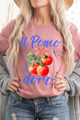 US3001-E3070 Il Pomodoro Tomato Art Graphic Tee $12.5
