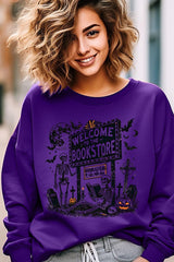 UL180-E3122 Bookstore Halloween Graphic Sweatshirt $20