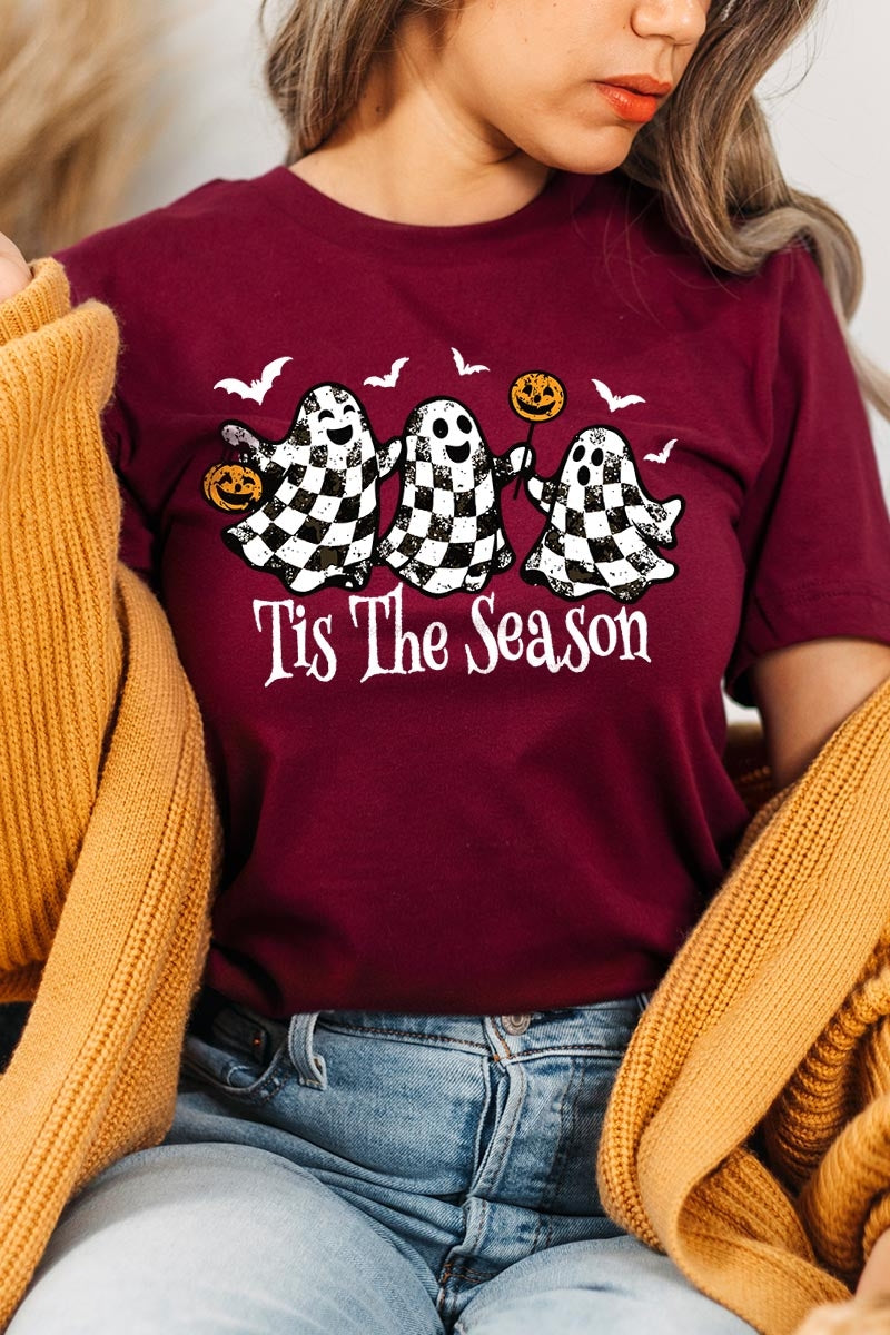 US3001P-E3124 Retro Ghosts Graphic Plus Tee $16