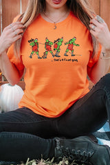 US3001P-E3203 Grinch Dance Funny Christmas Graphic Plus Tee $16