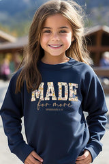 UL180B-E3068Z Made for More Faith Kids Graphic Sweatshirt $20