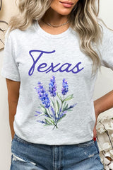 US3001P-E3060 Texas Bluebonnet Graphic Plus Tee $16
