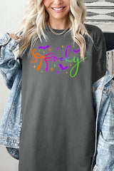 5000P-E3109 Spooky Halloween Graphic Plus Heavy Cotton Tee $12.75