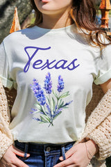 US3001P-E3060 Texas Bluebonnet Graphic Plus Tee $16