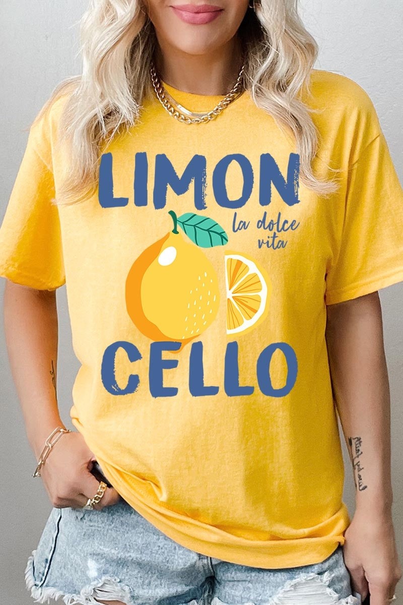 5000P-E3056 Limoncello Graphic Plus Heavy Cotton Tee $12.75