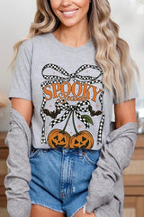 US3001-E3085 Pumpkin Cherries Graphic Tee $12.5