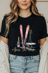 US3001-E3187 Apres Ski Club Graphic Tee $12.5