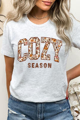 US3001P-E3082 Cozy Season Graphic Plus Tee $16