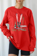 UL240P-E3187 Apres Ski Club Graphic Plus Long Sleeve Tee $17