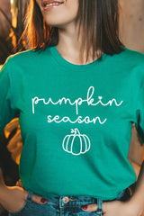 US3001-E3152 Pumpkin Season Graphic Tee $12.5