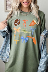 5000P-E3078 Florida Football Graphic Plus Heavy Cotton Tee $12.75