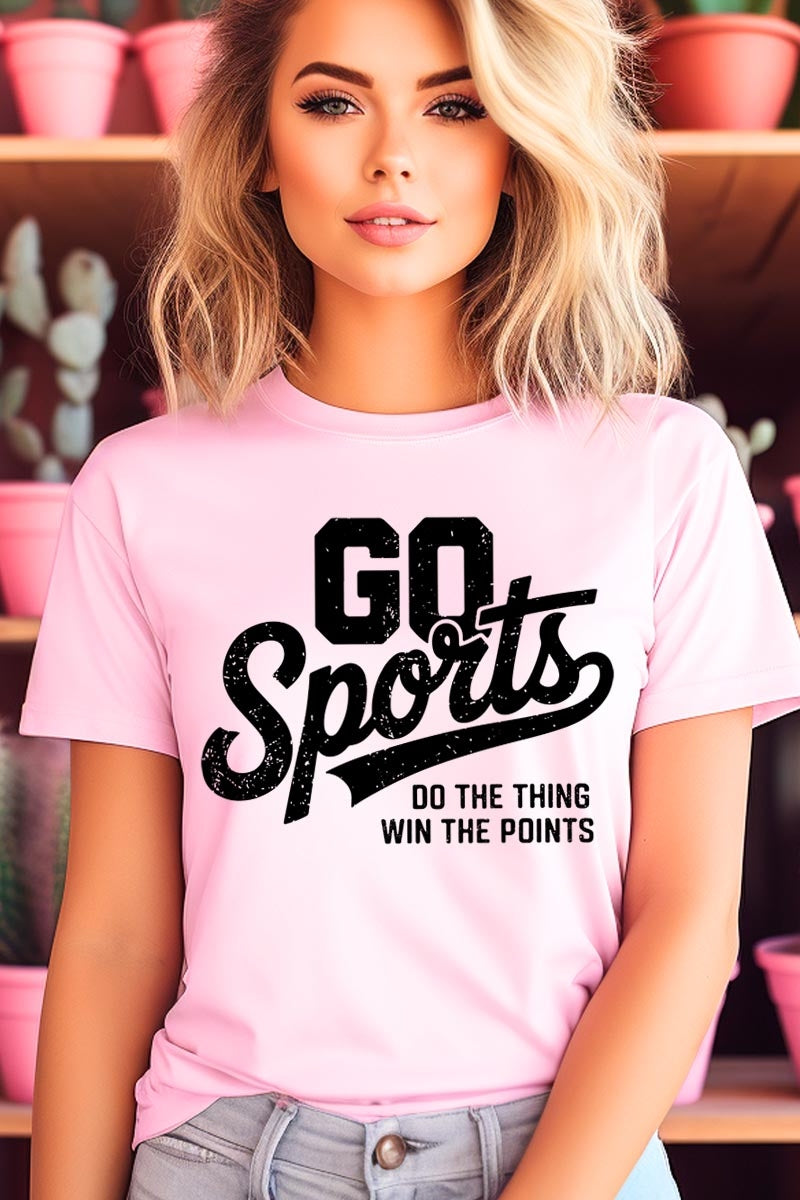 US3001P-E3103 Go Sports Graphic Plus Tee $16
