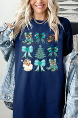 5000P-E3180 Western Christmas Graphic Plus Heavy Cotton Tee $12.75
