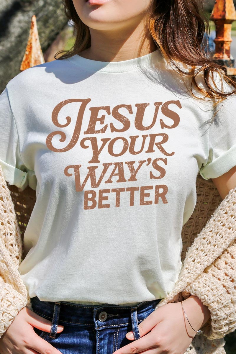 US3001-E3114 Christian Graphic Tee $12.5