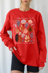 UL240-E3147 Christian Fall Graphic Long Sleeve Tee $13.75