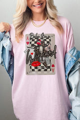 5000P-E3099 Retro Wildcard Graphic Plus Heavy Cotton Tee $12.75