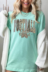 US3001-E3132 Camo Football Graphic Tee $12.5