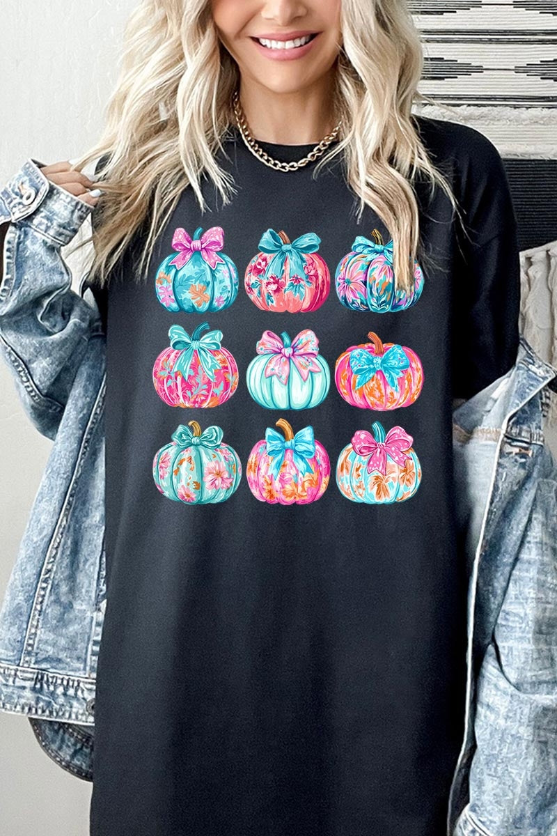 5000-E3137 Coquette Pumpkin Graphic Heavy Cotton Tee $9