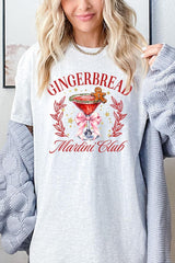 5000P-E3216 Gingerbread Martini Club Graphic Plus Heavy Cotton Tee $12.75