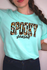 US3001P-E3105 Spooky Season Halloween Graphic Plus Tee $16