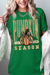 5000P-E3145 Pumpkin Season Graphic Plus Heavy Cotton Tee $12.75