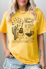 5000-E3097 Cowgirl Country Music Graphic Heavy Cotton Tee $9