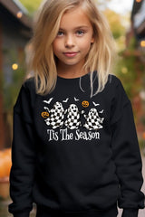 UL180B-E3124Z Retro Ghosts Kids Graphic Sweatshirt $20