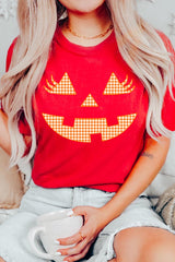 US3001P-E3148 Cute Pumpkin Halloween Graphic Plus Tee $16