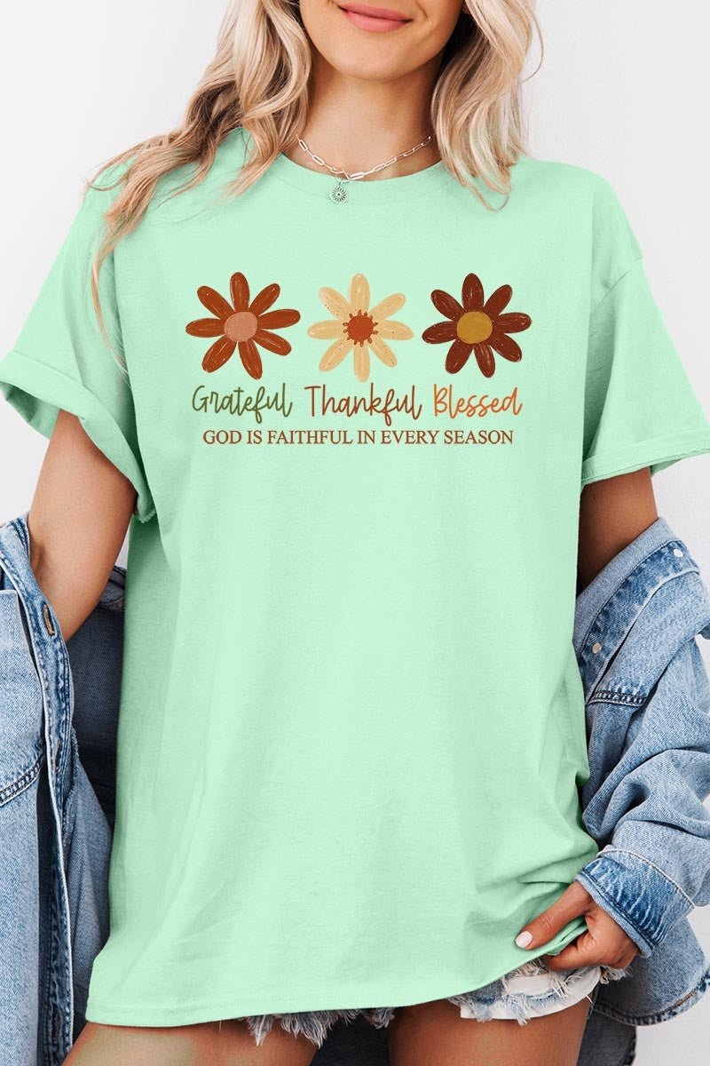 5000-E3165 Boho Fall Christian Graphic Heavy Cotton Tee $9