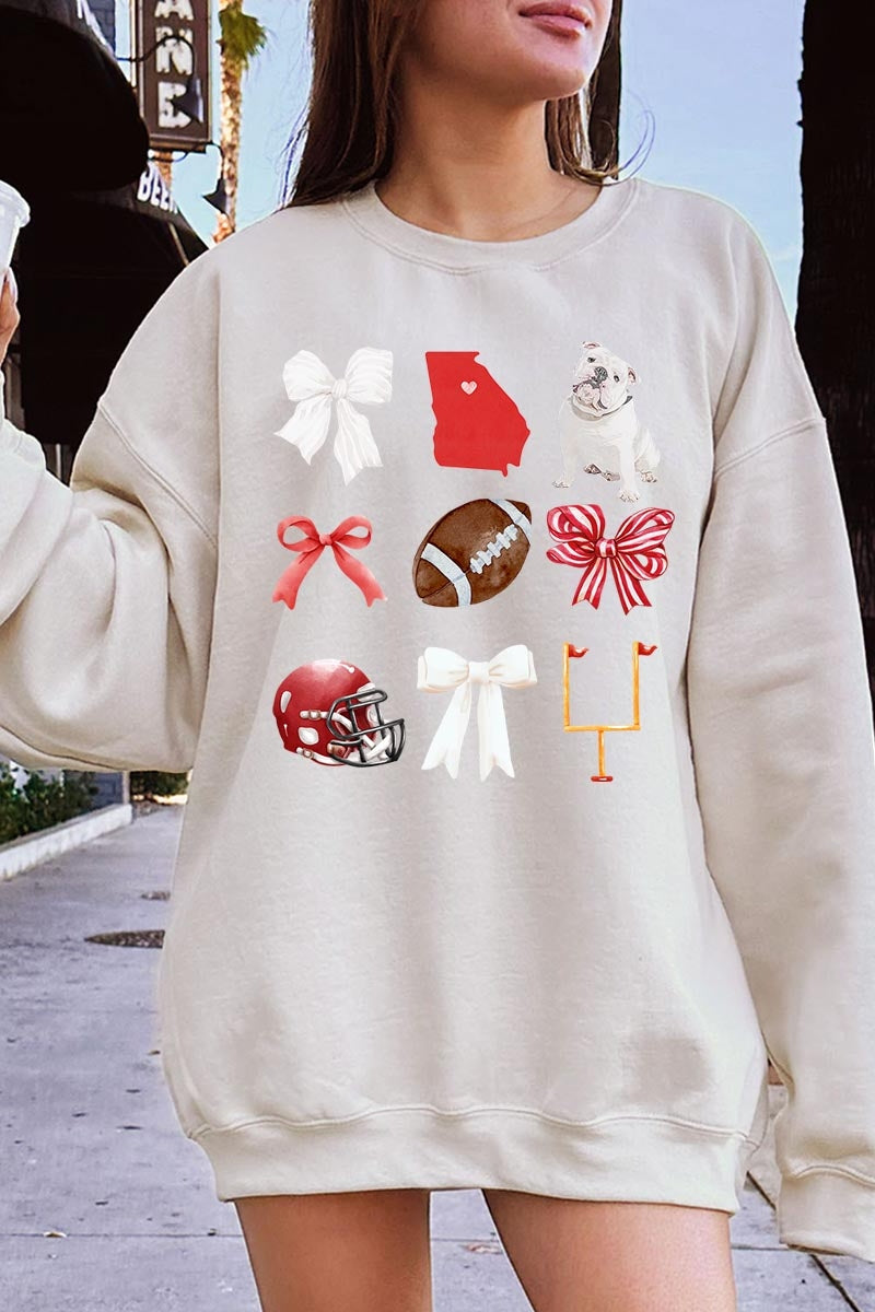 UL180-E3080 Georgia Football Graphic Sweatshirt $20
