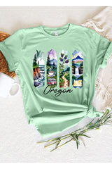 US3001P-E3061OR Oregon State Brushstroke Graphic Plus Tee $16