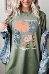 5000P-E3067 Consider the Wildflowers Graphic Plus Tee $12.75