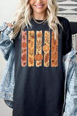 5000P-E3110 Brushstroke Fall Graphic Plus Heavy Cotton Tee $12.75