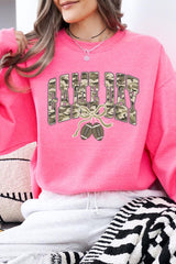 UL180P-E3131 Football Game Day Camo Graphic Plus Sweatshirt $25