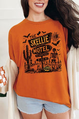 5000P-E3108 Skellie Motel Halloween Plus Heavy Cotton Tee $12.75
