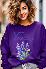 UL180P-E3060 Texas Bluebonnet Graphic Plus Sweatshirt $25