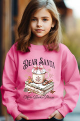 UL180B-E3205Z Dear Santa Books Kids Graphic Sweatshirt $20