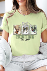 US3001-E3192 Deer & Duck Hunting Season Graphic Tee $12.5